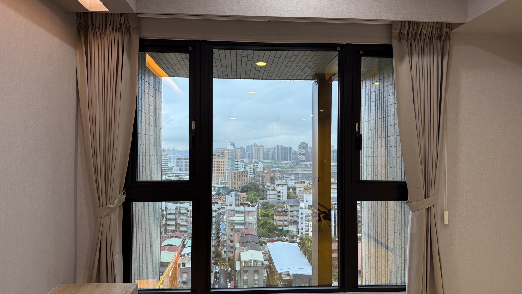 Contemporary space with bespoke textile elements